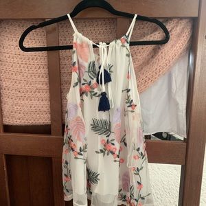 Super cute baby doll flowey tank